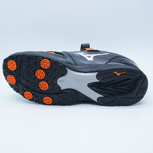 スピードマッハ3ミズノmizunoK1GC2552-01ブラックシルバージュニアランニングシューズベルクロ