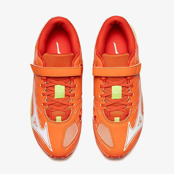 スピードマッハ3ミズノmizunoK1GC2552-21オレンジジュニアランニングシューズベルクロ