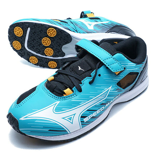 スピードマッハ3ミズノmizunoK1GC255251ターコイズジュニアランニングシューズベルクロ