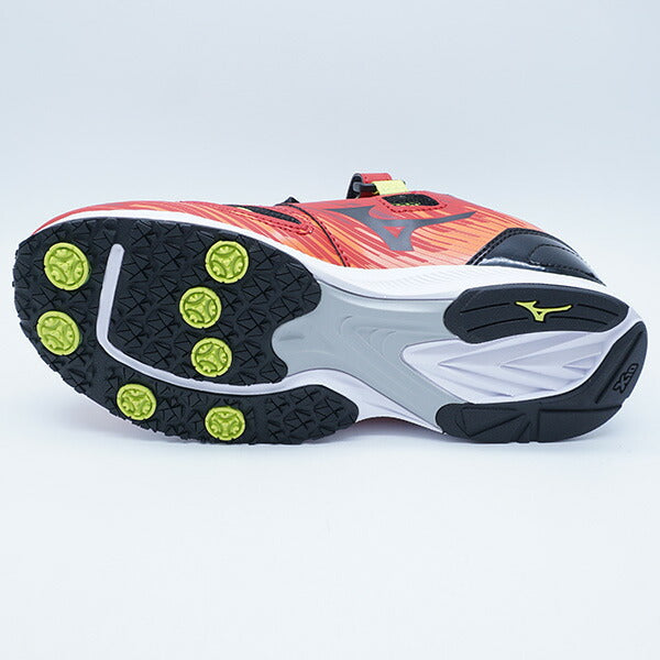 スピードマッハ3ミズノmizunoK1GC255252レッドジュニアランニングシューズベルクロ