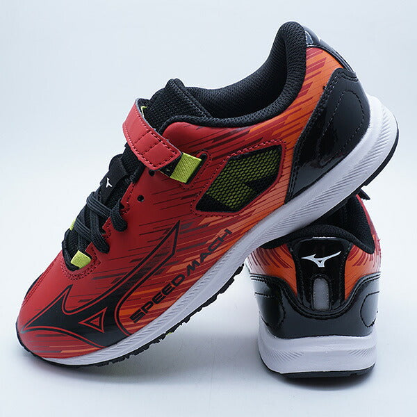 スピードマッハ3ミズノmizunoK1GC255252レッドジュニアランニングシューズベルクロ