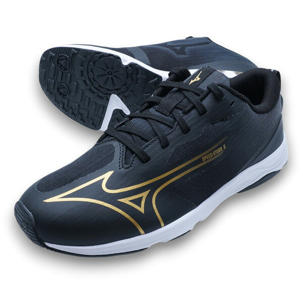 スピードスタッズ5ミズノmizunoK1GC2661-02ブラックジュニアランニングシューズ