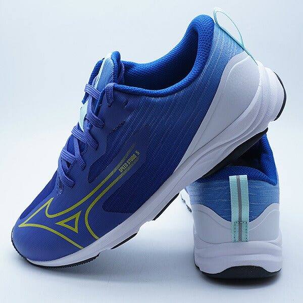 【送料無料】スピードスタッズ5ミズノmizunoK1GC2661-03ブルーイエロージュニアランニングシューズ