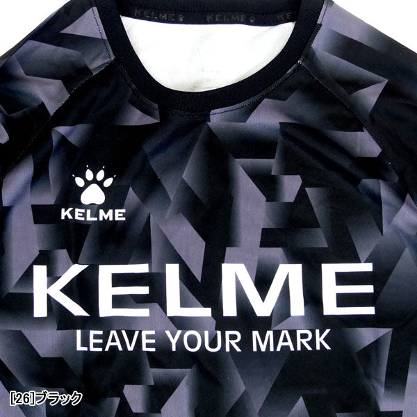 【ネコポス送料無料】ケルメKELMEジュニアロングプラクティスシャツ長袖23FWK23F176Jサッカーフットサル練習着子供用