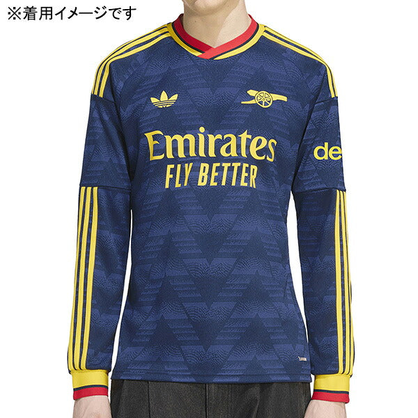 アーセナルARS2026-27レプリカアウェイユニフォーム長袖KA090-KB9938サッカーネイビーアディダスadidas