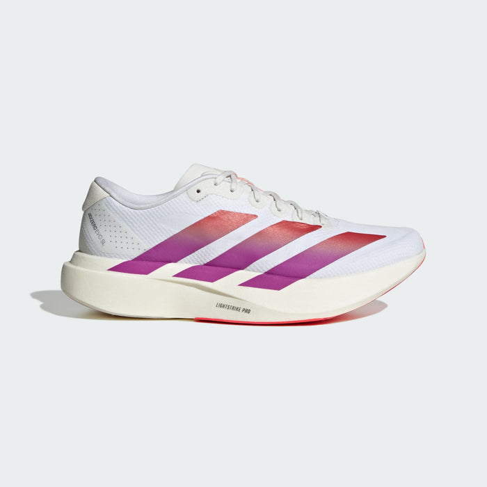 アディダスadidasランニングシューズメンズ大人アディゼロEVOSLシューズAdizeroEVOSLShoes軽量ホワイトKI2823