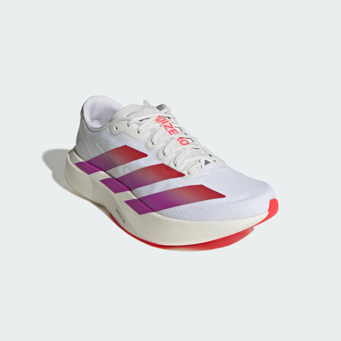 アディダスadidasランニングシューズメンズ大人アディゼロEVOSLシューズAdizeroEVOSLShoes軽量ホワイトKI2823