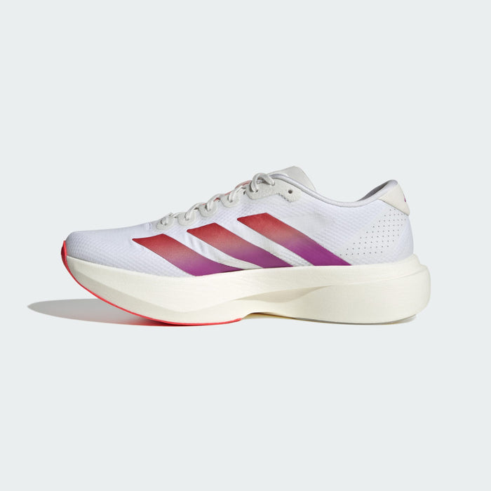 アディダスadidasランニングシューズメンズ大人アディゼロEVOSLシューズAdizeroEVOSLShoes軽量ホワイトKI2823