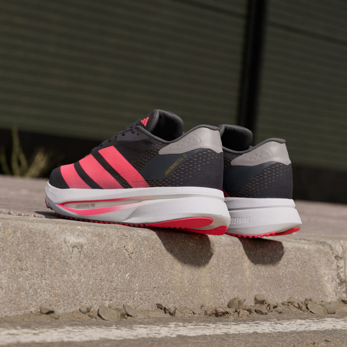 アディダスadidasランニングシューズメンズ大人アディゼロSL2シューズAdizeroSL2Shoes軽量グレーKI3244