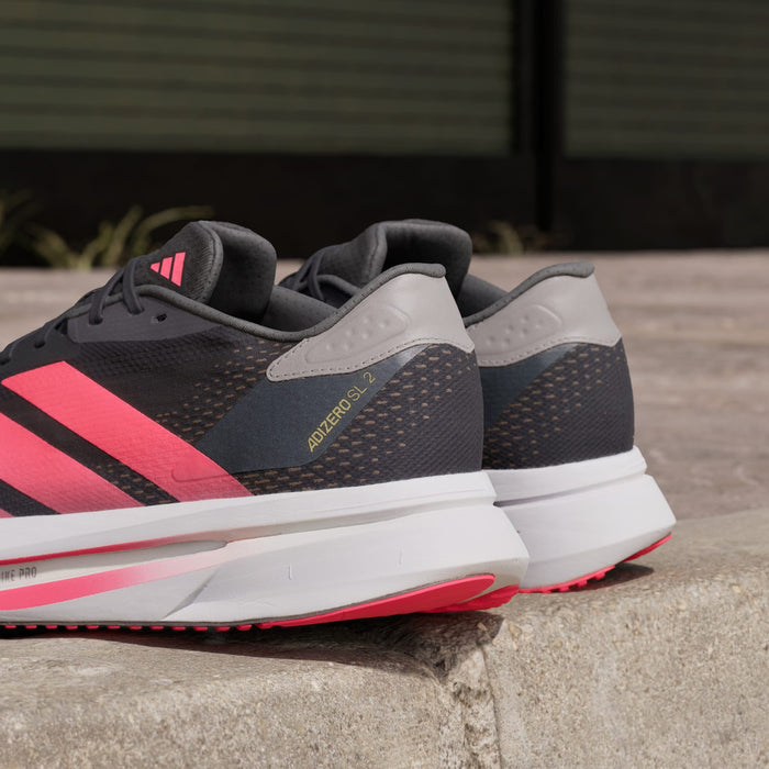 アディダスadidasランニングシューズメンズ大人アディゼロSL2シューズAdizeroSL2Shoes軽量グレーKI3244