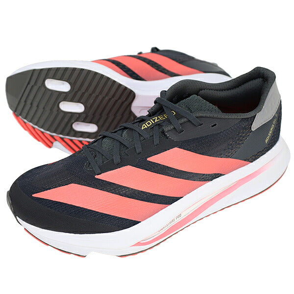 アディダスadidasランニングシューズメンズ大人アディゼロSL2シューズAdizeroSL2Shoes軽量グレーKI3244