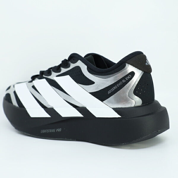 アディダスadidasメンズランニングシューズADIZEROEVOSLEXOMアディゼロエヴォSLEXOマラソンジョギングブラックKI4764