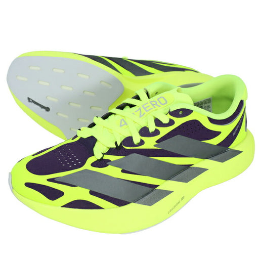 アディダスadidasメンズランニングシューズADIZEROEVOSLEXOMアディゼロエヴォSLEXOマラソンジョギングイエローKI4772