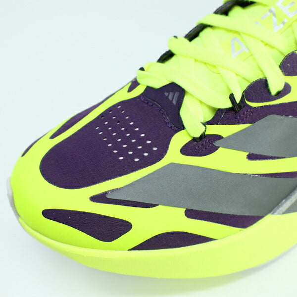 アディダスadidasメンズランニングシューズADIZEROEVOSLEXOMアディゼロエヴォSLEXOマラソンジョギングイエローKI4772