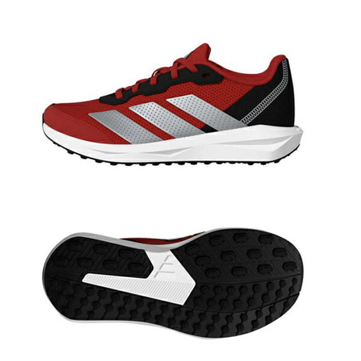 アディダスadidasファイトキッズジュニアランニングシューズマジックテープキッズブラックKI6779