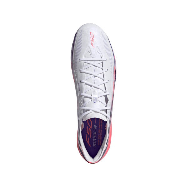 【予約販売】7月15日頃発売予定F50HYPERFASTELITEFGアディダスadidasKJ3432ホワイトサッカースパイク天然芝