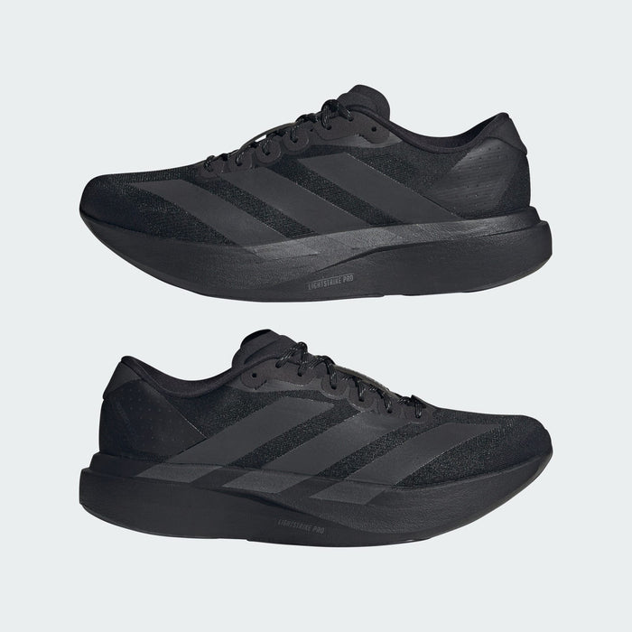 アディダスadidasランニングシューズメンズ大人アディゼロEVOSLシューズAdizeroEVOSLShoes軽量ブラックKJ8336