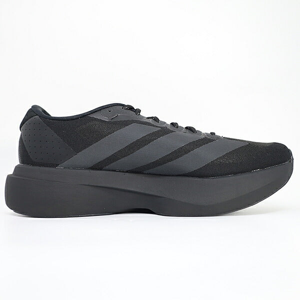 アディダスadidasランニングシューズメンズ大人アディゼロEVOSLシューズAdizeroEVOSLShoes軽量ブラックKJ8336
