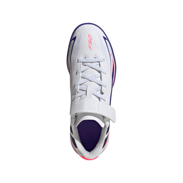 【予約販売】7月15日頃発売予定F50HYPERFASTCLUBH&LTFJアディダスadidasKK1337ホワイトジュニアサッカートレーニングシューズベルクロ