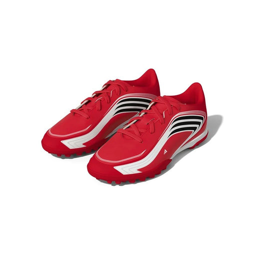 F50MESSICLUBTFJアディダスadidasKK1381ルシッドレッドジュニアサッカートレーニングシューズ