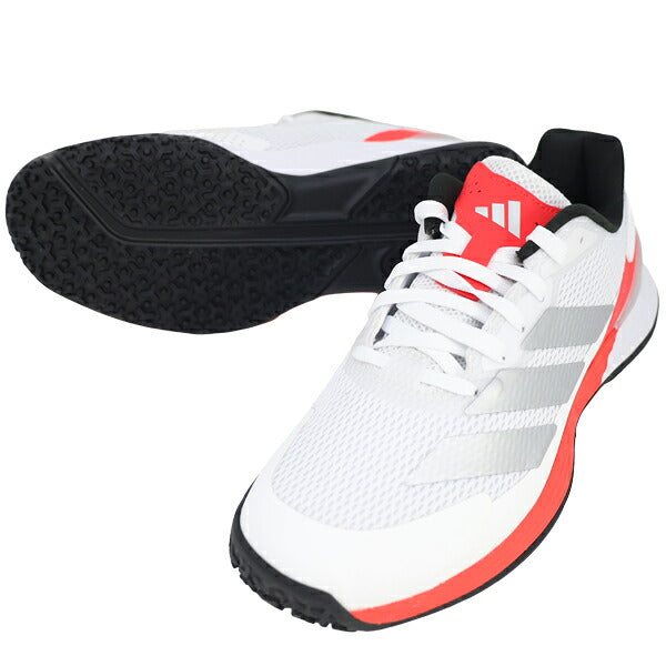 アディダスadidasテニスシューズディファイアントスピードOCDefiantSpeedO/Cオールコート用ホワイトKK1414