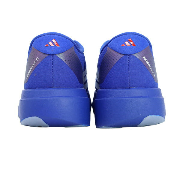 アディダスadidasメンズランニングシューズアディゼロエヴォSLウーブンAdizeroEVOSLWOVENMマラソンジョギングブルーKK3680