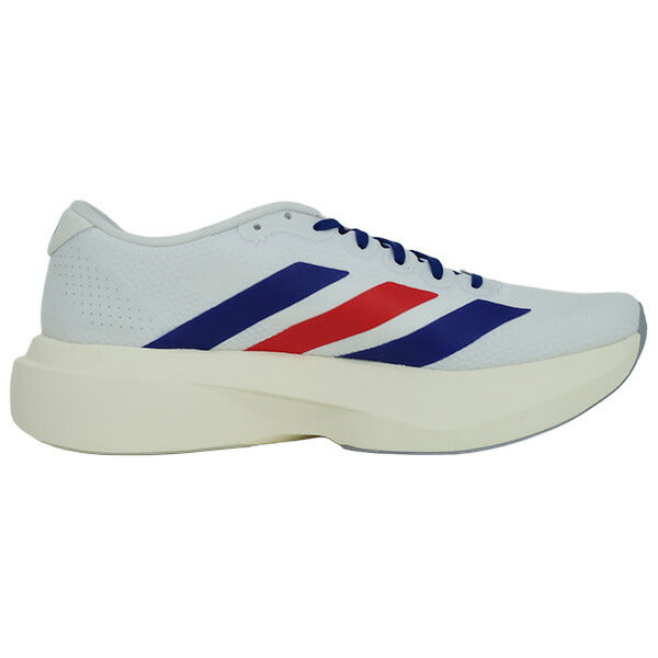 アディダスadidasレディースランニングシューズアディゼロエヴォSLウーブンAdizeroEVOSLWOVENMマラソンジョギングホワイトKK3721