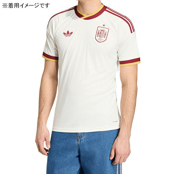 スペイン代表ESP2026レプリカアウェイユニフォーム半袖KKK09-JN4397サッカーオフホワイトアディダスadidas