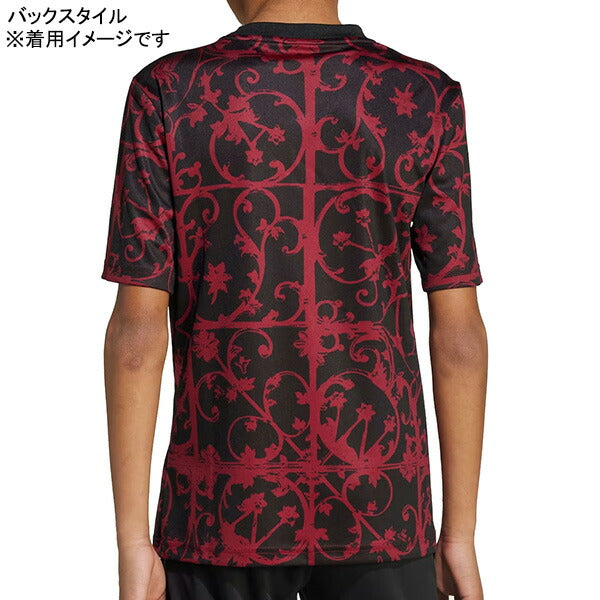 【ショップ限定エントリーでさらに+9倍】リバプールジュニアLFC2025-26プレマッチジャージーKKS48-JV9015サッカーレプリカプラクティスシャツ半袖ブラック子供用アディダスadidas