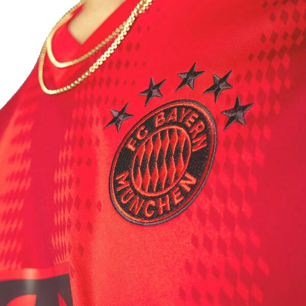 【ショップ限定エントリーでさらに+9倍】バイエルンミュンヘンBAY2024-25レプリカホームユニフォームKMW36-IT8511サッカー半袖レッドアディダスadidas