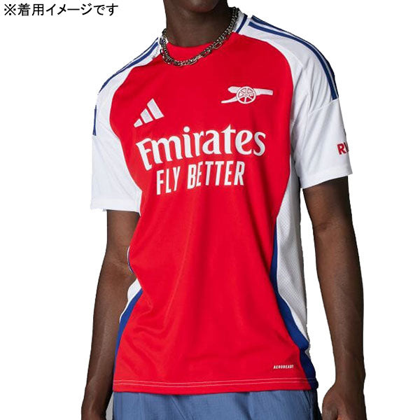 【ショップ限定エントリーでさらに+9倍】アーセナルARS2024-25レプリカホームユニフォームKNW85-IT6141サッカー半袖ベタースカーレットアディダスadidas