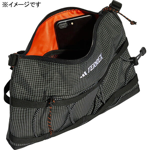 【ショップ限定エントリーでさらに+9倍】【ネコポス送料無料】アディダスadidasテレックスマルチオーガナイザーバッグKPI90サッカーフットサルショルダーバッグ小物入れブラック