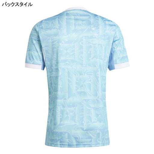 ユベントスJUV2025-26アウェイホームユニフォームKPK61-JJ4323サッカーアッシュブルー半袖アディダスadidas