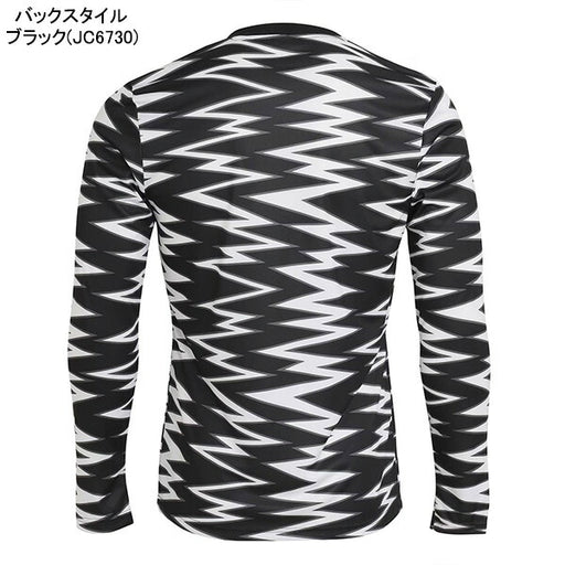 【ショップ限定エントリーでさらに+9倍】【ネコポス送料無料】アディダスadidasグラフィックプラクティスシャツ長袖KPW05サッカーフットサルプラシャツ練習着メンズ