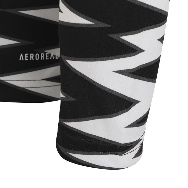 【ショップ限定エントリーでさらに+9倍】【ネコポス送料無料】アディダスadidasグラフィックプラクティスシャツ長袖KPW05サッカーフットサルプラシャツ練習着メンズ