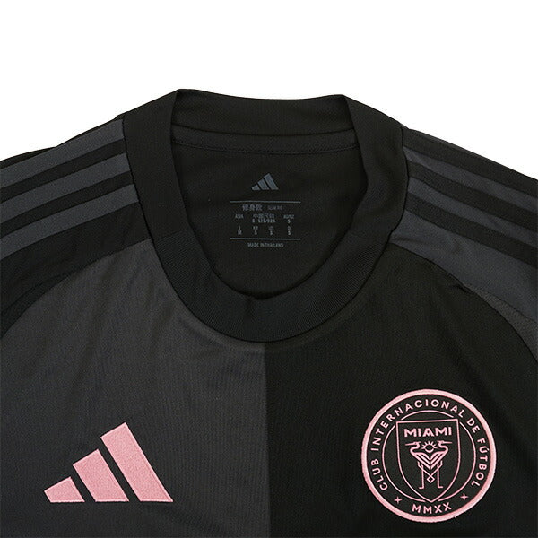 【ショップ限定エントリーでさらに+9倍】インテル・マイアミ2024-25レプリカアウェイユニフォームKQJ02-JI6821サッカーNo.10MESSIネームナンバー入りブラックアディダスadidas