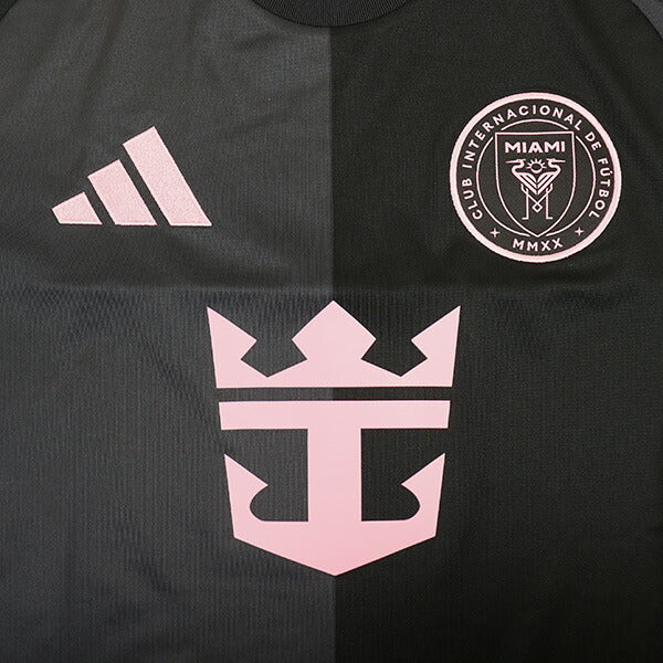 【ショップ限定エントリーでさらに+9倍】インテル・マイアミ2024-25レプリカアウェイユニフォームKQJ02-JI6821サッカーNo.10MESSIネームナンバー入りブラックアディダスadidas