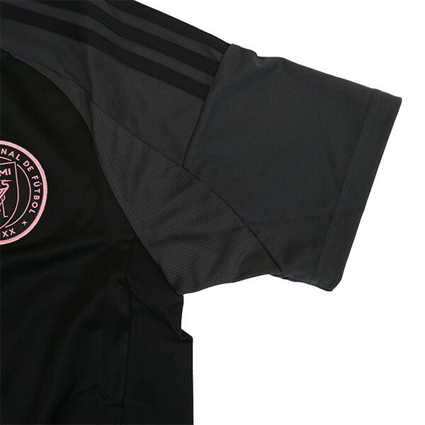 【ショップ限定エントリーでさらに+9倍】インテル・マイアミ2024-25レプリカアウェイユニフォームKQJ02-JI6821サッカーNo.10MESSIネームナンバー入りブラックアディダスadidas