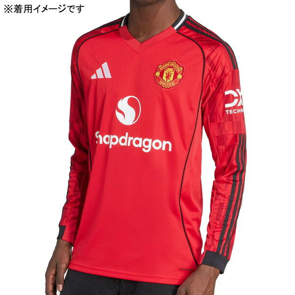 マンチェスターユナイテッドMUN2025-26レプリカホームユニフォームKRA70-JP3037サッカーレッド長袖アディダスadidas