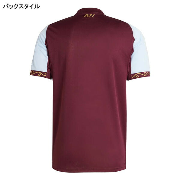 アストンヴィラAVL2025-26レプリカホームユニフォームKRF08-JN8061サッカーマルーンアディダスadidas