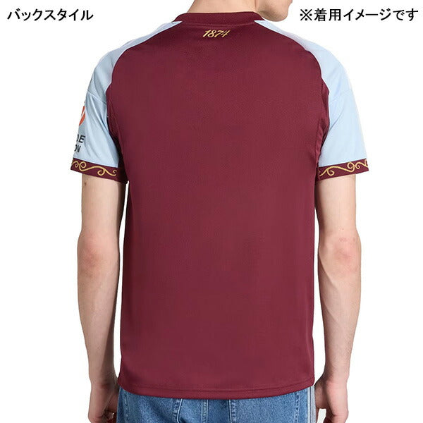 アストンヴィラAVL2025-26レプリカホームユニフォームKRF08-JN8061サッカーマルーンアディダスadidas