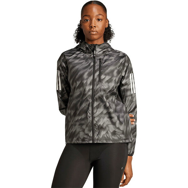 アディダスadidasレディースランニングブレーカーOTRAOPJKT25FWオウンザラン総柄プリントジャケットKRI50