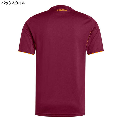 ASローマASR2025-26レプリカホームユニフォームKRN77-JP4184サッカー半袖レガシーバーガンディアディダスadidas