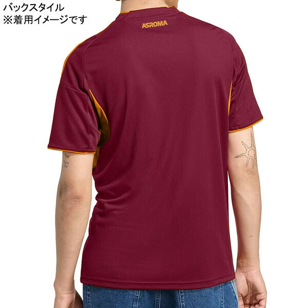ASローマASR2025-26レプリカホームユニフォームKRN77-JP4184サッカー半袖レガシーバーガンディアディダスadidas