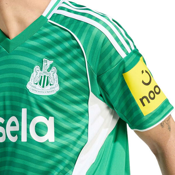 【ショップ限定エントリーでさらに+9倍】ニューカッスルNEW2025-26レプリカアウェイユニフォームKRO81-JJ2245サッカーチームグリーン半袖アディダスadidas