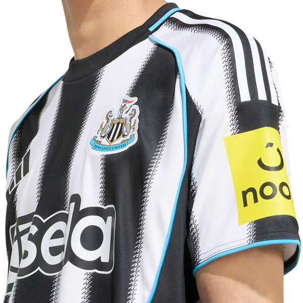 ニューカッスルNEW2025-26レプリカホームユニフォームKRO89-JI7382サッカー半袖ホワイトブラックアディダスadidas