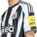 ニューカッスルNEW2025-26レプリカホームユニフォームKRO89-JI7382サッカー半袖ホワイトブラックアディダスadidas