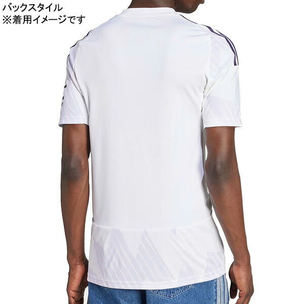 【ショップ限定エントリーでさらに+9倍】マンチェスターユナイテッドMUN2025-26レプリカアウェイユニフォームKRP02-JI7423サッカー半袖ホワイトアディダスadidas