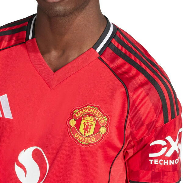 マンチェスターユナイテッドMUN2025-26レプリカホームユニフォームKRP08-JI7428サッカーレッド半袖アディダスadidas