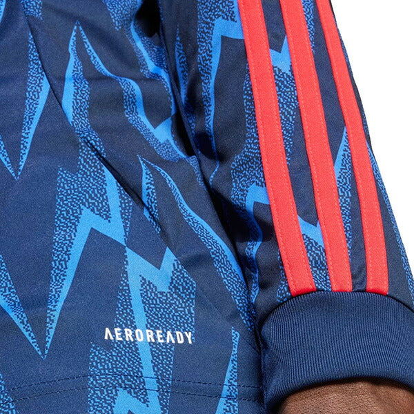 【ショップ限定エントリーでさらに+9倍】アーセナルARS2025-26レプリカアウェイユニフォーム長袖KSJ45-JI9525サッカーナイトインディゴアディダスadidas